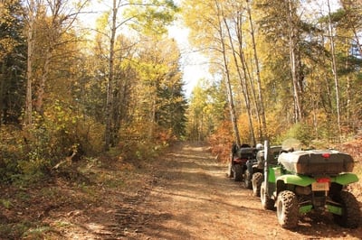 A quick hunting break while out hunting close to the Algoma Motel in Wawa Ontario Canada