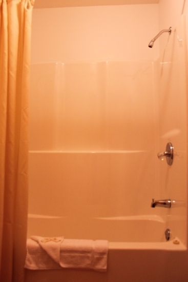 Bathroom in Algoma Motel, Wawa, Ontario, Canada