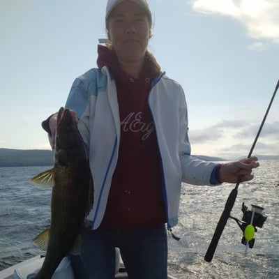 Another happy customer at the Algoma Motel in Wawa