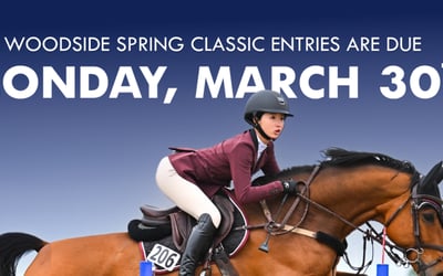 Woodside Spring Entries Due on Monday