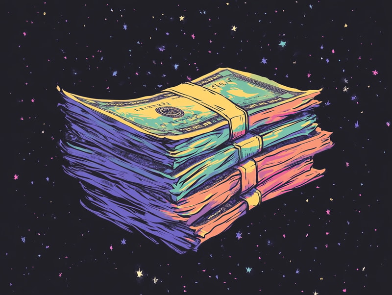 A stack of money