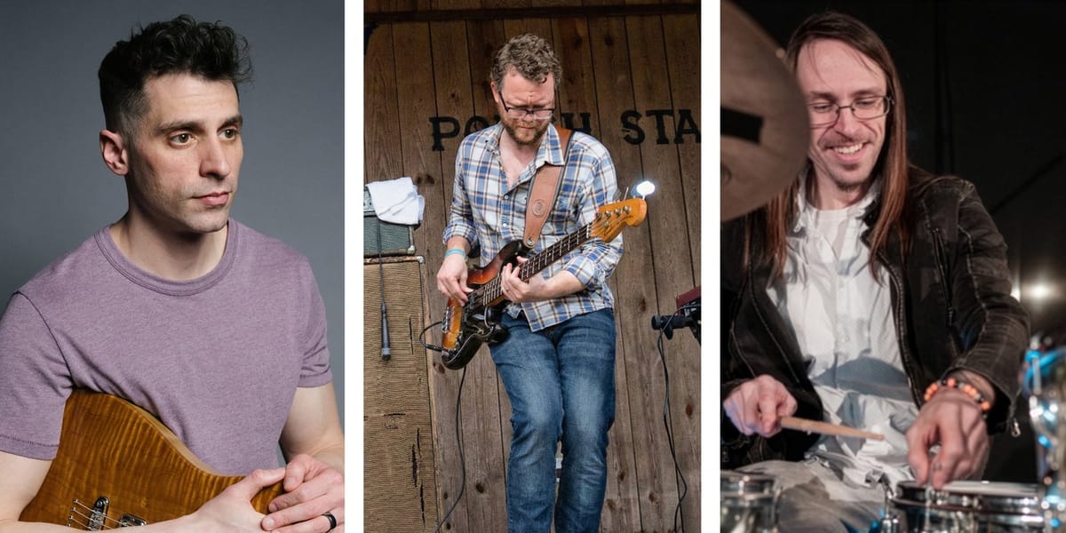 The band — Josh, Billy, Erik