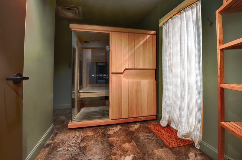 The infrared sauna suite at Progressive Medical Center in Atlanta