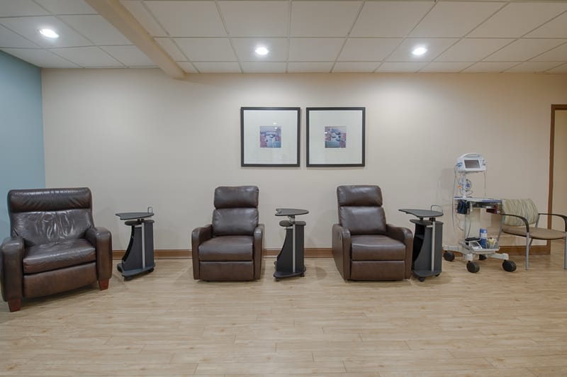 The IV and infusion suite at Progressive Medical Center in Atlanta
