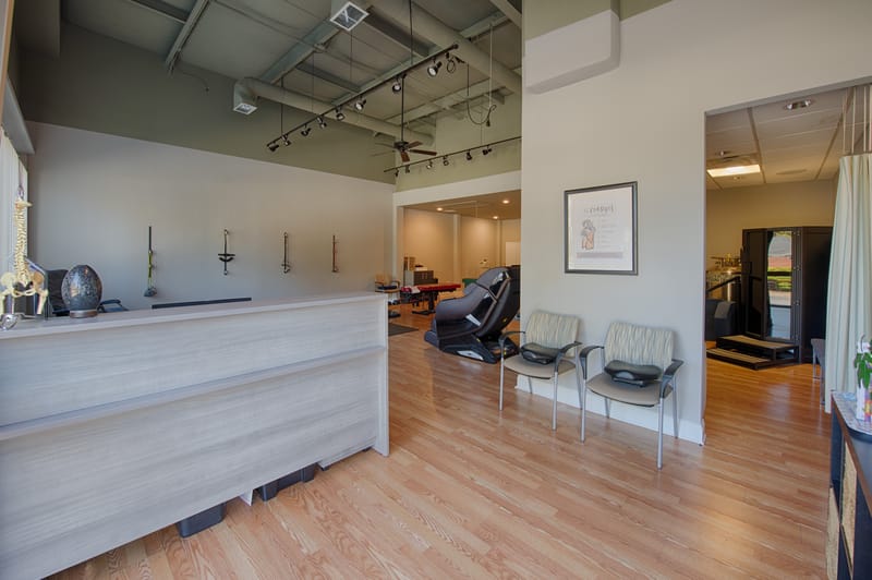 The front desk at Progressive Medical Center in Atlanta
