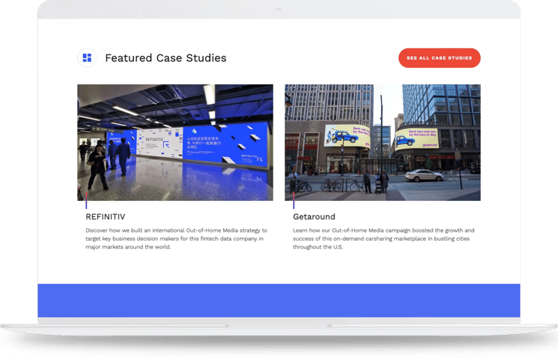 Clean, concise website design