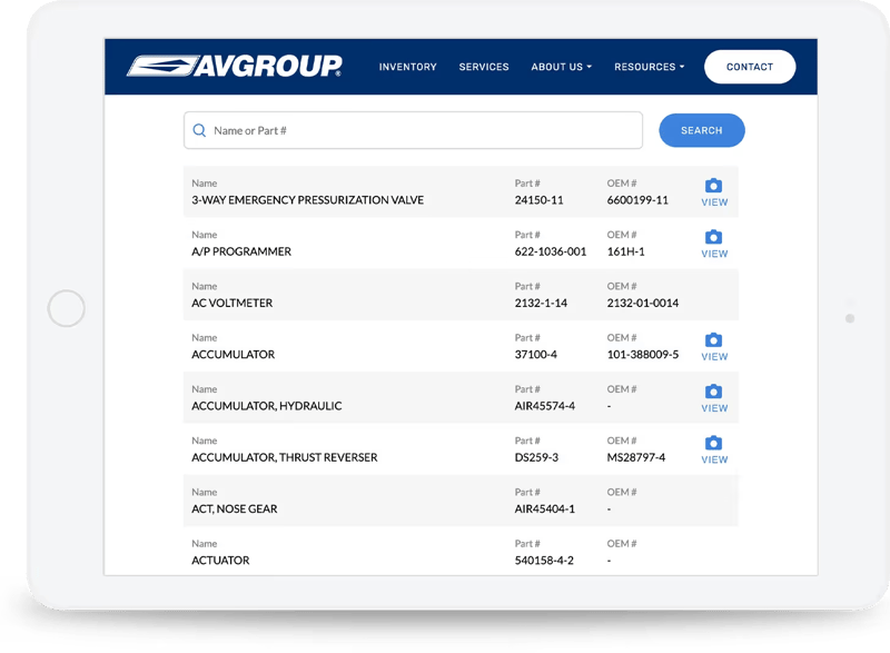 Avgroup product search feature