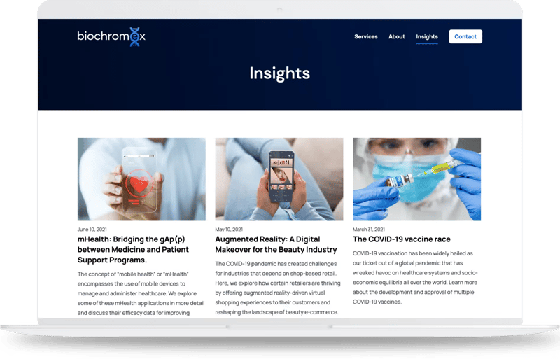 Macbook website layout