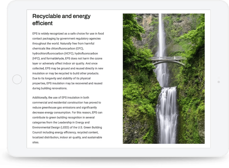 Responsive design on an iPad
