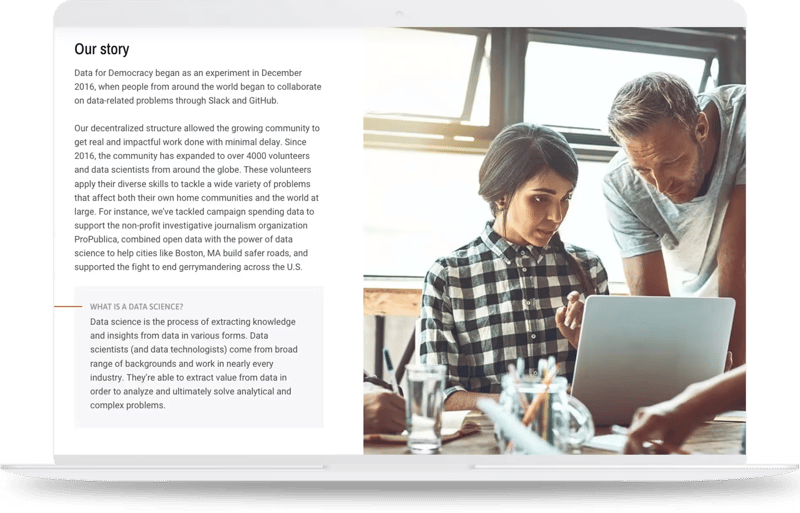 Secure website development