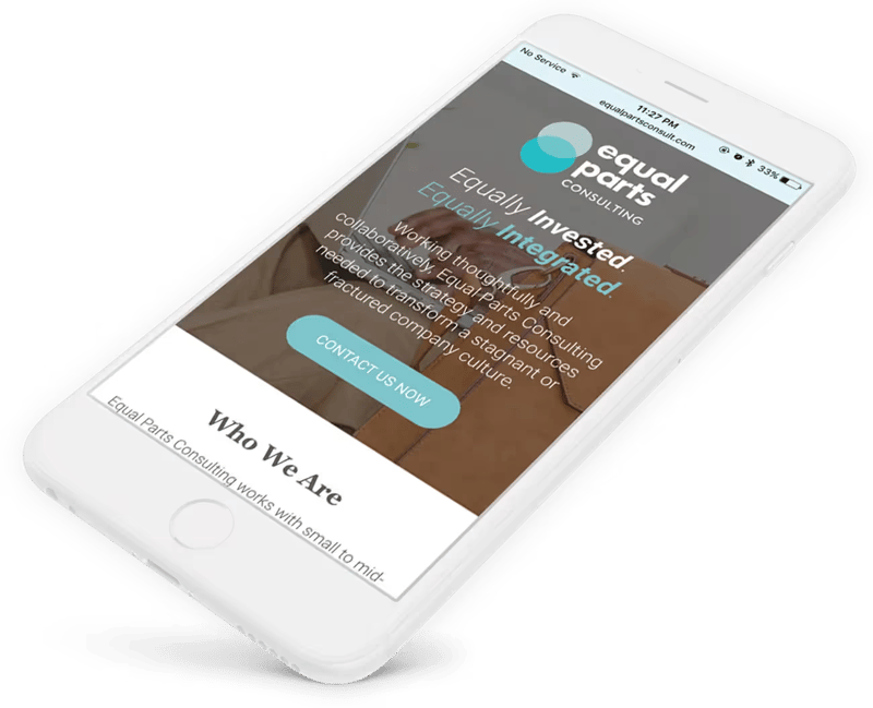 Equal Parts mobile site