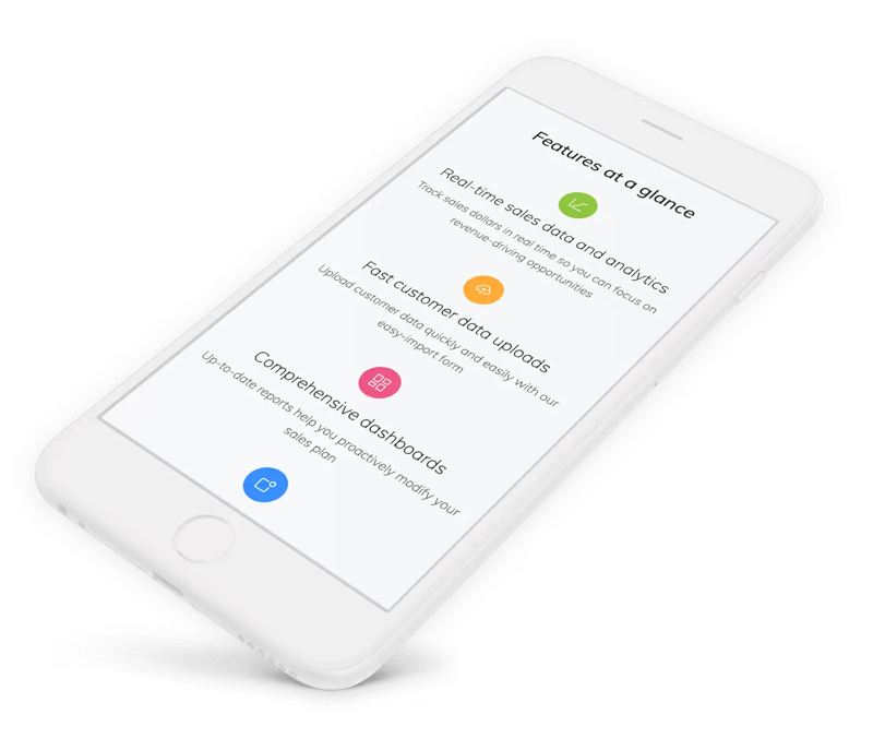 Calls to action on a mobile phone