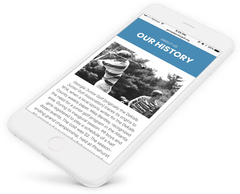 The redesigned website is optimized for mobile devices