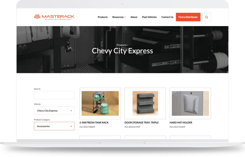 Website design on a Macbook pro