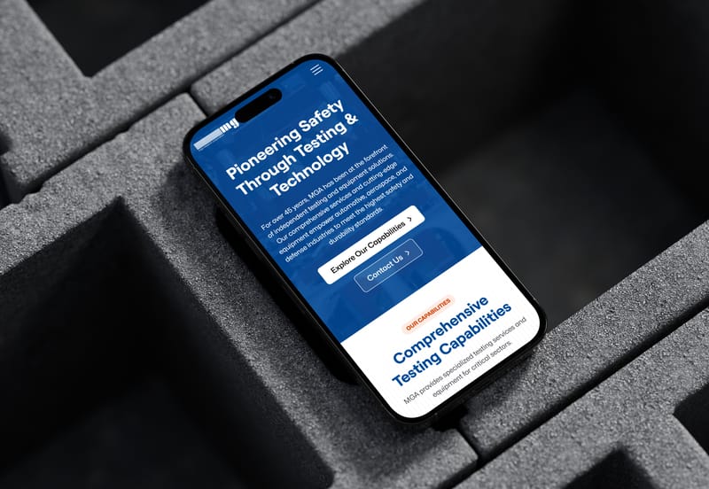 MGA Research website screenshot