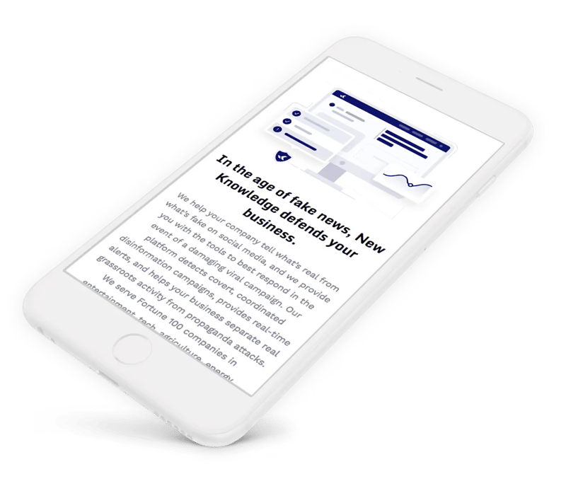 Mobile responsive website design