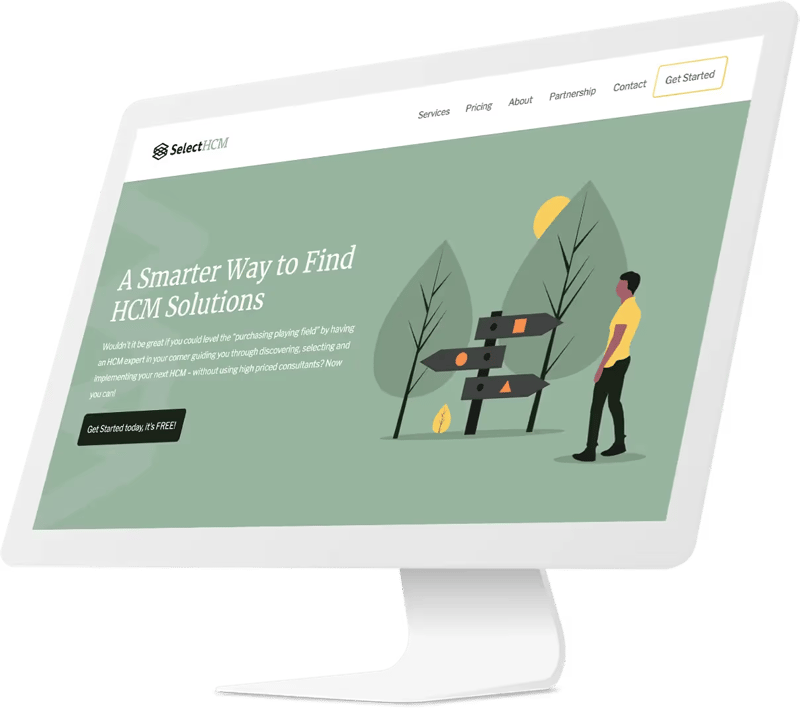 SelectHCM website design