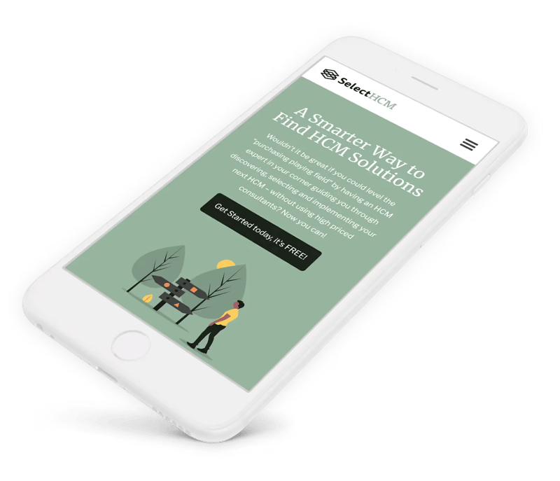 iPhone website design