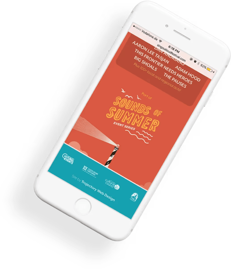 Mobile phone web design