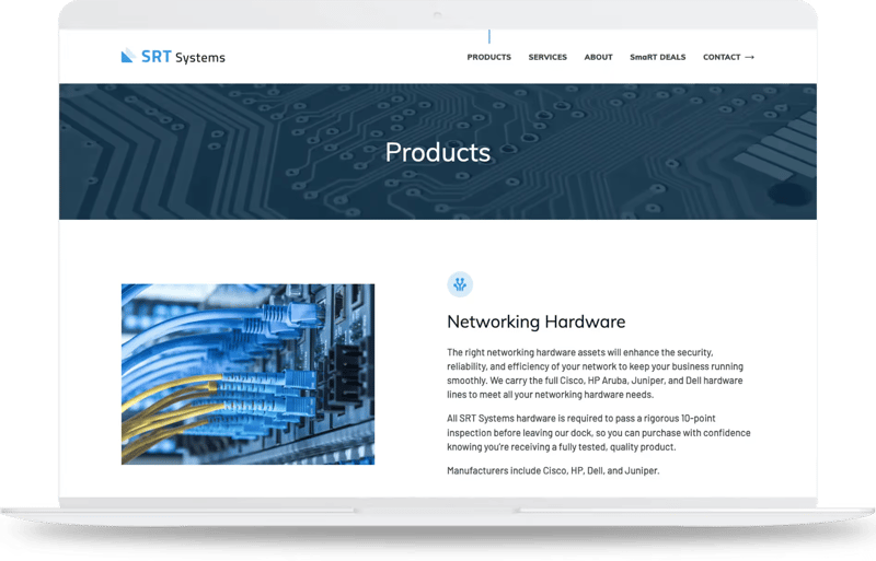 Macbook website design