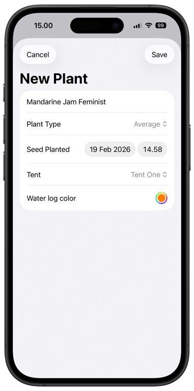 iCannaLog IOS App