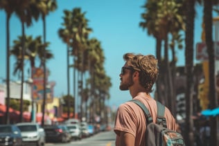 Hollywood, California cityscape