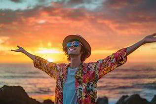 Redding, California cityscape