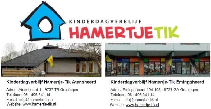 Kinderdagverblijf Hamertje-Tik - Kinderdagverblijf in Groningen