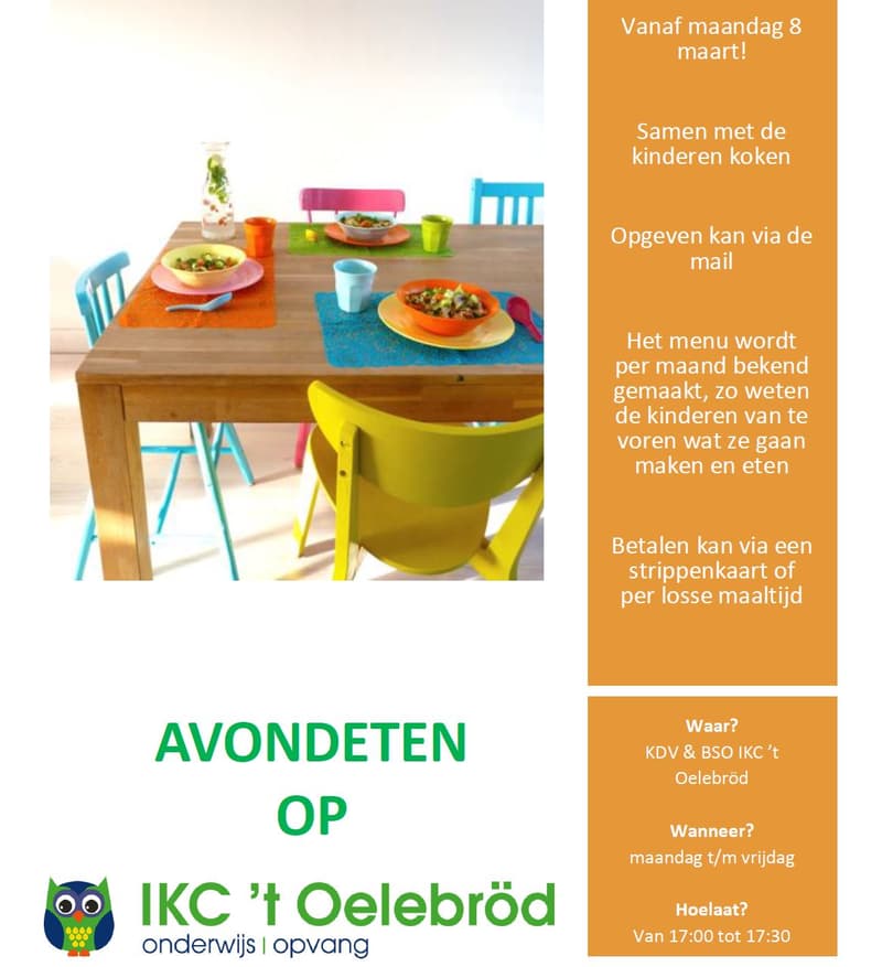 IKC 't Oelebröd - Buitenschoolse opvang in Ruinen
