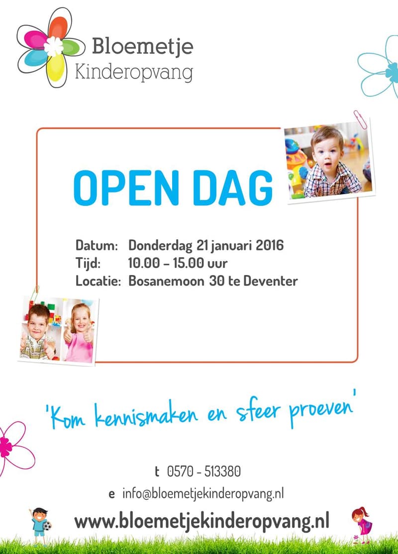 Bloemetje Kinderopvang - Kinderdagverblijf in Deventer