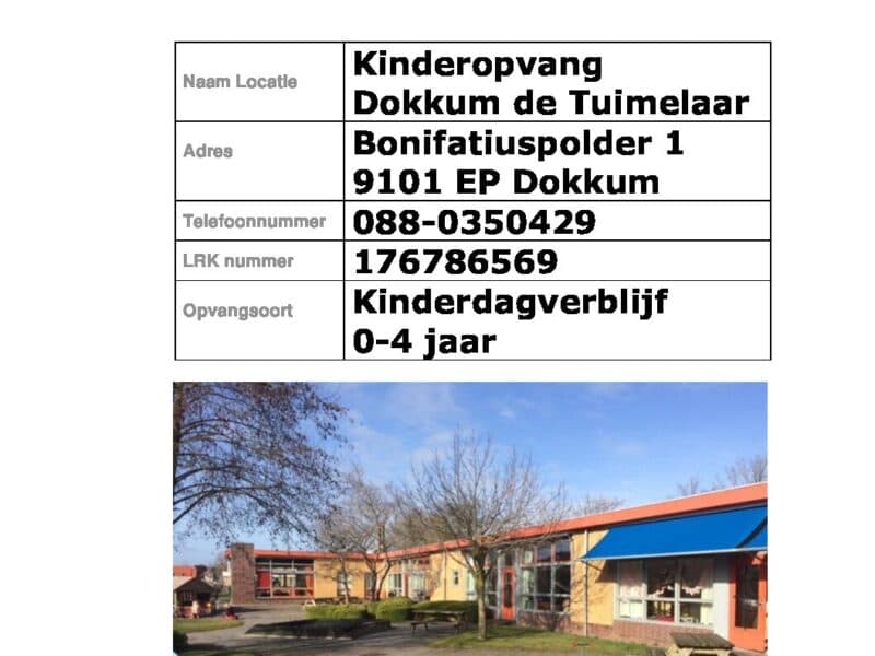 KDV Dokkum De Tuimelaar - Daycare in Dokkum