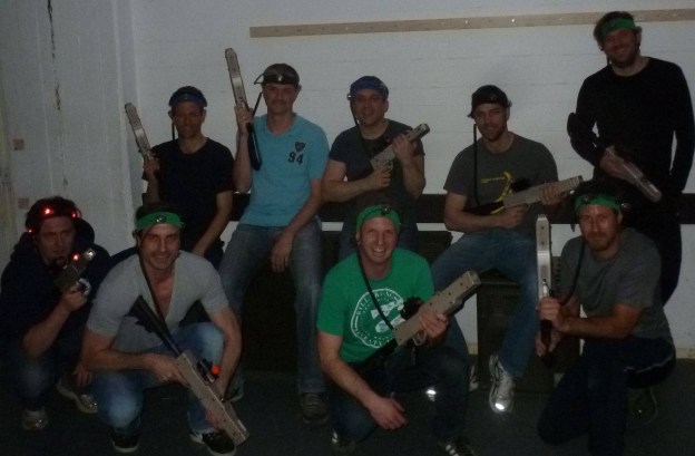 Wettkampfszene beim Lasergame 2014