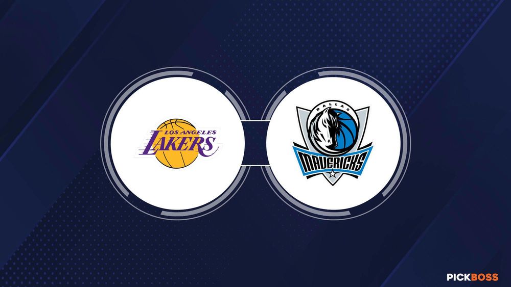 Lakers vs. Mavs Over/Under, Spread & Betting Line-picture