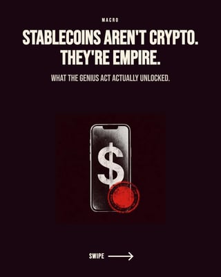 Stablecoins, noir documentary style