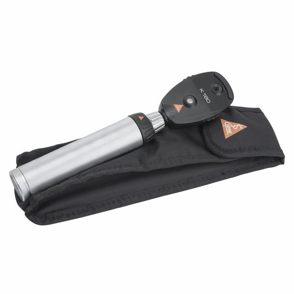 Heine - K180 Oftalmoscoop XHL met Diafragmawiel 1 - Compleet Batterij 2,5 volt