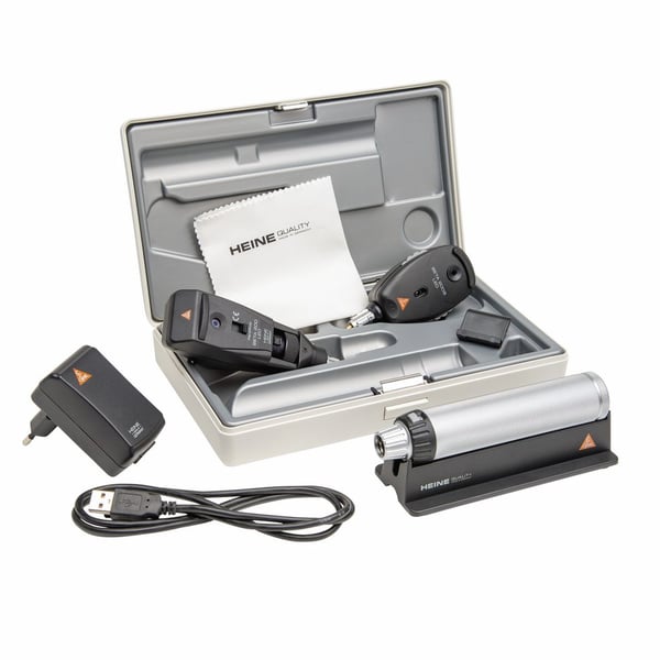 Heine - BETA 200S Oftalmoscoop LED | BETA 200 Streak Retinoscoop - Combi Set USB