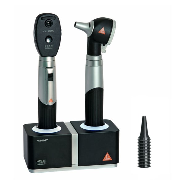 Heine - Mini 3000 Otoscoop XHL F.O. | Mini 3000 Oftalmoscoop - Combi Kit NT oplader