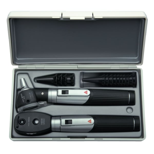 Heine - Mini 3000 Otoscoop XHL F.O. | Mini 3000 Oftalmoscoop - Combi Kit Batterij
