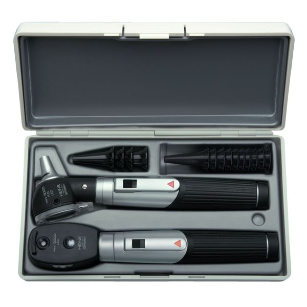 Heine - Mini 3000 Otoscoop LED F.O. | Mini 3000 Oftalmoscoop - Combi Kit Batterij