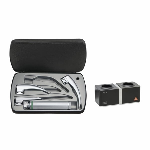 Heine - Classic+ Set | Paed 1, Mac 2, Mac 3 | Standaard LED | NT4 oplaadstation