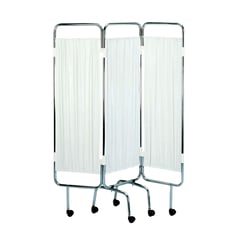 Kamerscherm - 3-delig - verrijdbaar