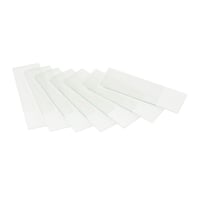 Objectglaasjes - Wit Glas - Geslepen mat wit gedeelte- 76 x 26 mm - 50 stuks