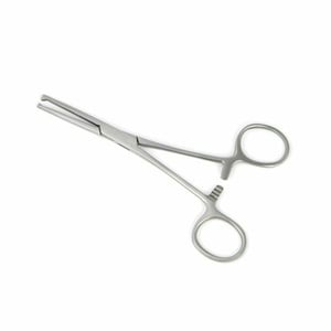 Arterieklem - Kocher - RVS - Recht 14 cm
