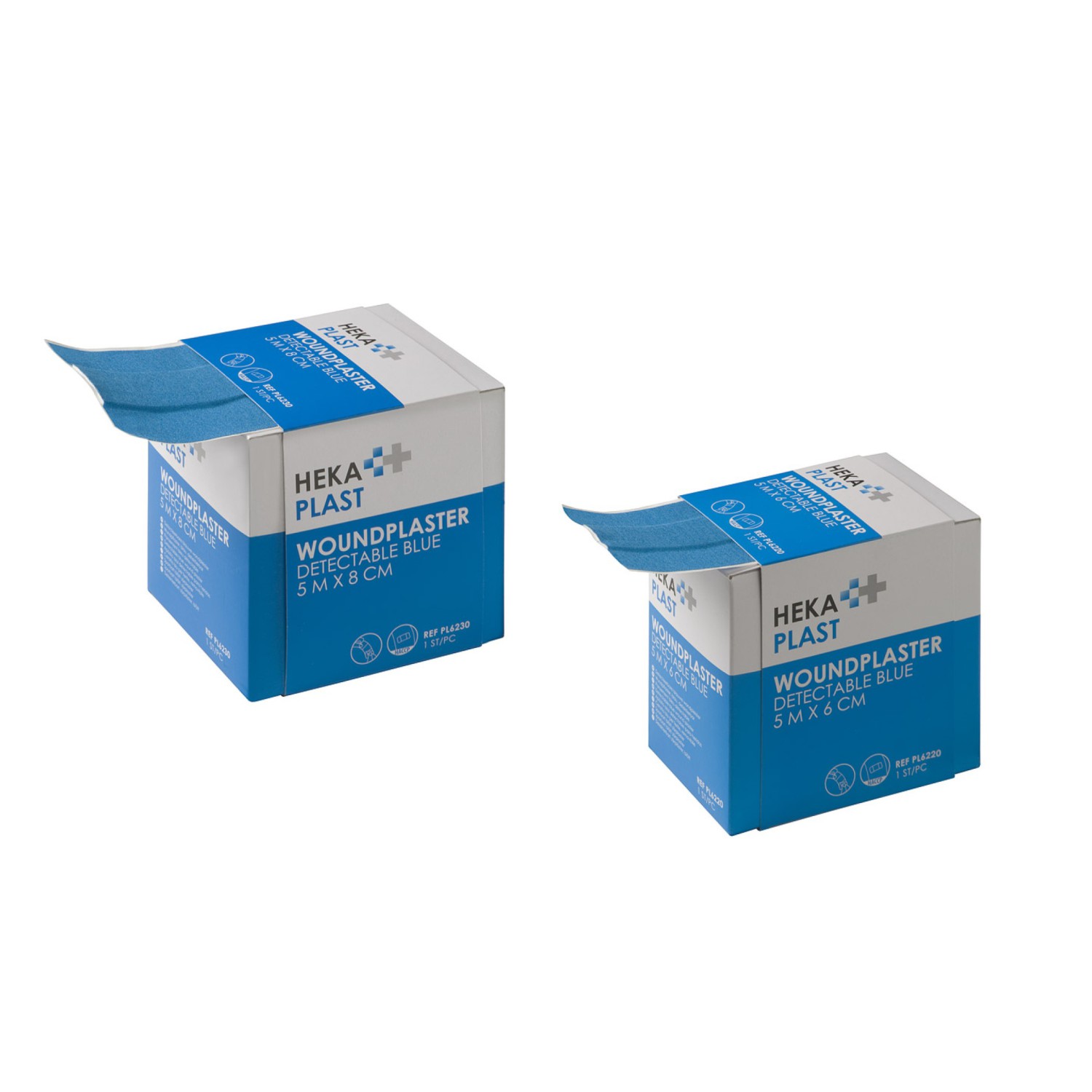 Heka - Wondpleisters Detecteerbaar Dispenserdoos