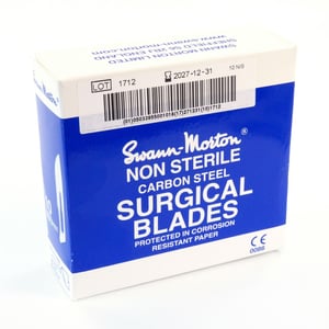 Swann Morton - Scalpelmesjes Koolstofstaal - Niet Medisch Gebruik - Niet Steriel 100 stuks