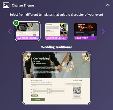 Choose a theme that fits the character of your event