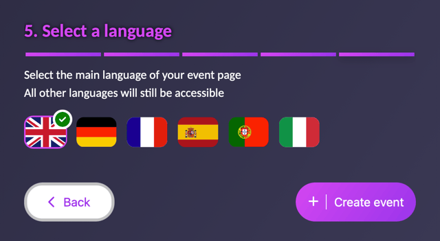 Display your page in multiple languages