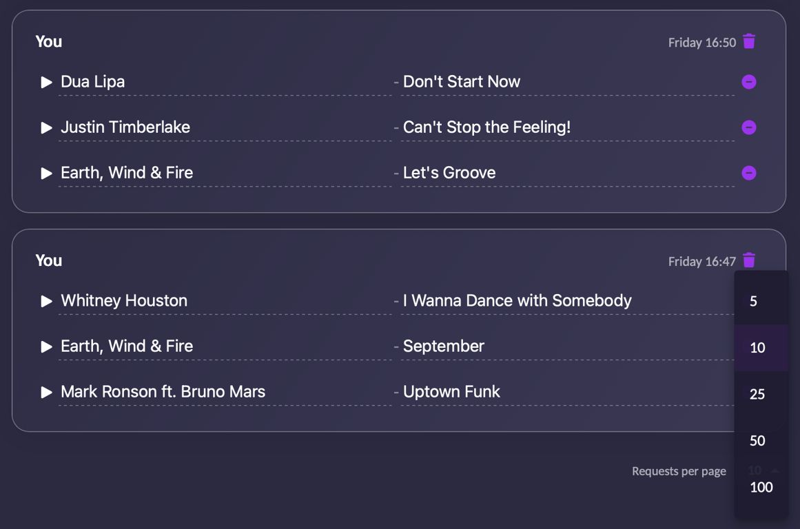 Raise how many requests show at once if newer ones are landing on another page.