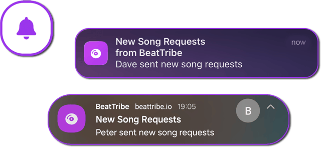 Receive notifications on your device