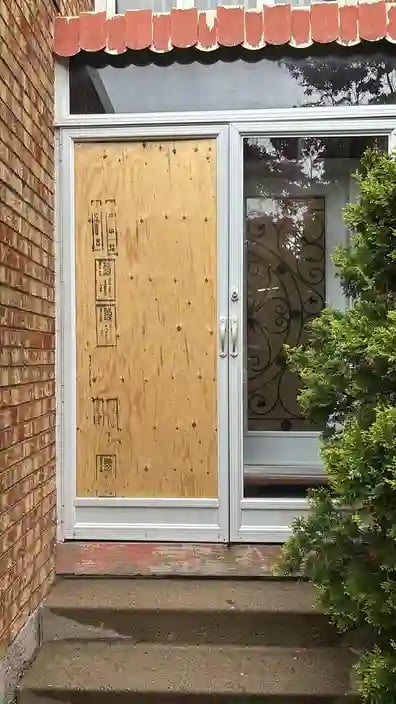 Modern patio door